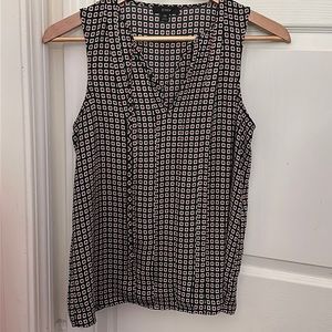 J crew sleeveless blouse